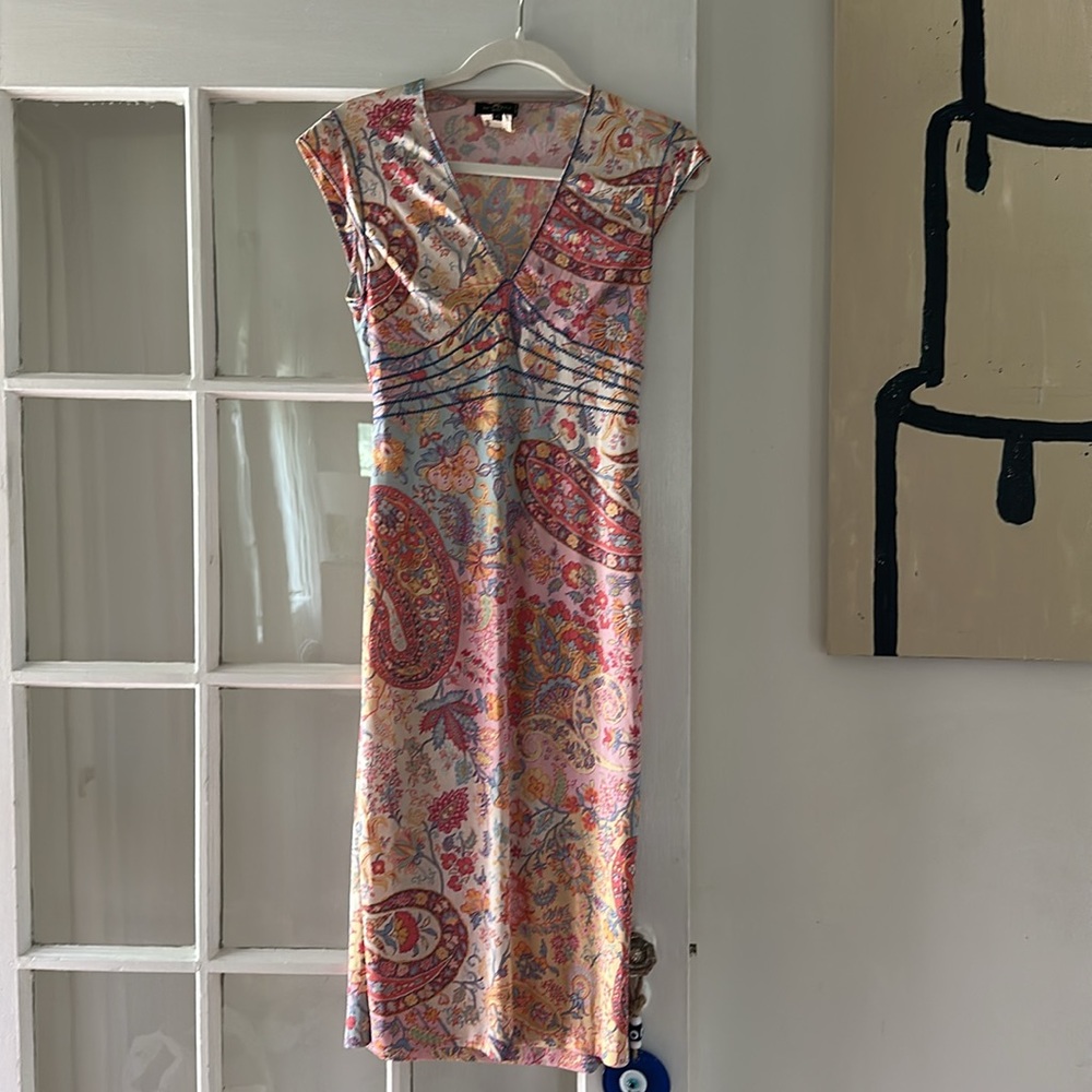 Etro floral/paisley dress